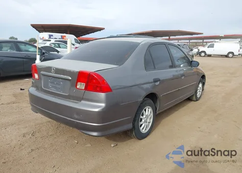 2005 Honda Civic Vp из США, поврежденный, VIN 2HGES16415H612549